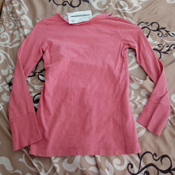 Girls size large long sleeve Mossimo pink top - Picture 3 of 3